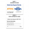 Lube Labels NRMA STIHL